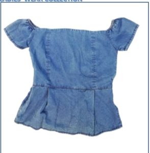 DENIM LADIES TOP